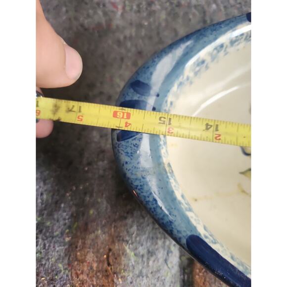 Flora Pamela Gladding Oval Baker Certified Intl Casserole Dish Handpaint Floral - Picture 4 of 6